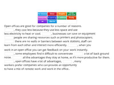 Linking words (Inter, Inter Strong, Upper Low)