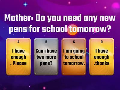   TEST 1   English conversation ( Summer  2024)