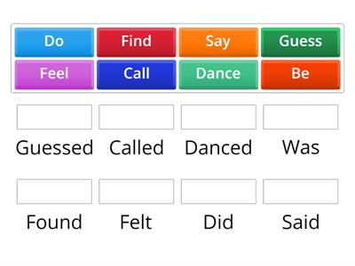 Regular and Irregular Verbs