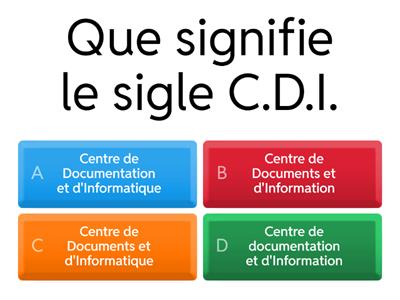 DECOUVERTE du C.D.I. Collège Saint-Pierre