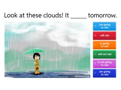 Will, Going to, Present Continuous