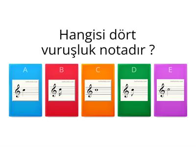 nota değerleri