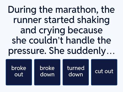 Phrasal Verbs + Sport - Use of English B2 p 60-61