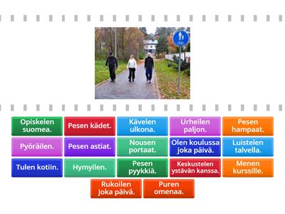 Verbityyppi 3. Mitä minä teen? 