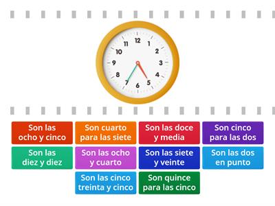 ¿Qué hora es?