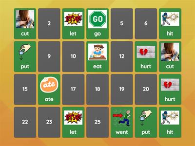 Irregular past tense