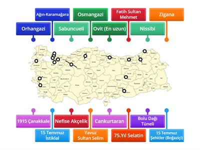 Coğrafya Köprü ve Tüneller