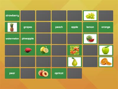 Memory frutta e verdura