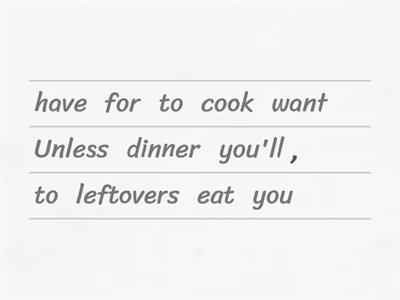 First and Second Conditional