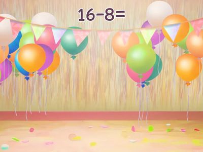 Примеры с переходом через десяток. Минус 8.