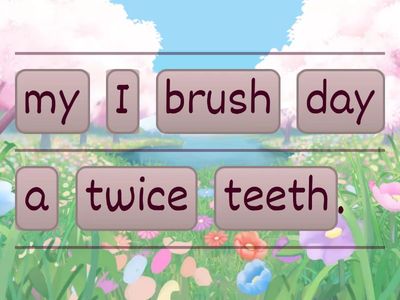 Correct order in Present Simple Unit 2.2