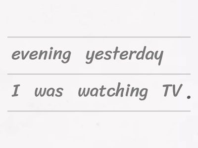 Past Progressive - Affirmative and Negative