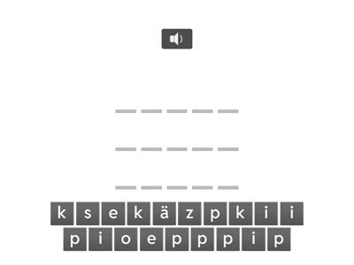 Mitä sinä kuulet?
