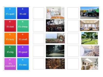 Adjectives to describe places