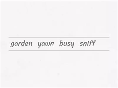 Put in alphabetical order