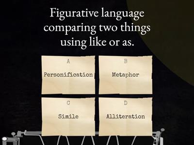 Figurative Language 101. (Welcome to 'Language Arts Bootcamp!')