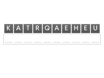 Solutions 2 Nature disaster 8A  anagram