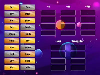 Singular & Plural nouns