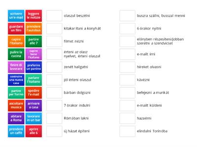 Verbi in espressioni I. NVSPI 1 un 1 (LS 18/7- QDE p. 11)