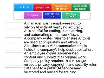 4.10 — Artificial Intelligence (AI) Concepts