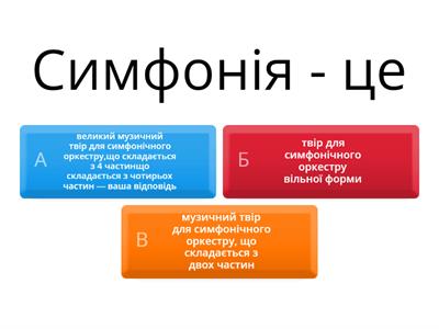  Симфонія, увертюра. Музичне мистецтво, 6 клас