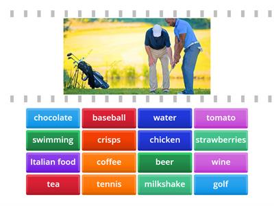 Headway Beginner - Unit 5 - Vocabulary - Sports, food, drinks