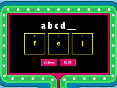 Alphabet Quiz