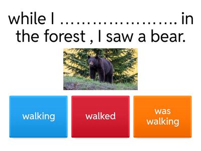 Past Progressive Past simple 