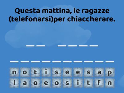 Verbi reciproci-passato prossimo