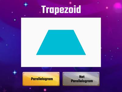 Quiz: Identify the quadrilateral whether it is parallelogram or not.