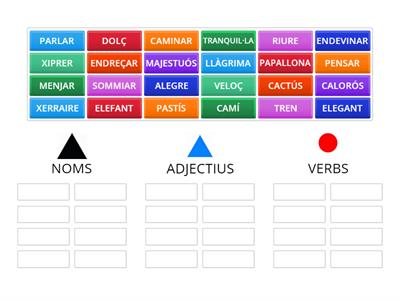 NOM, ADJECTIU O VERB?