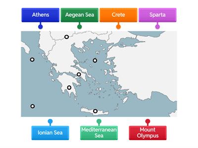 Ancient Greece Practice Map 2025