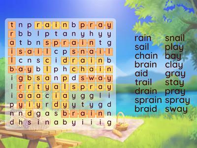 ai/ay wordsearch