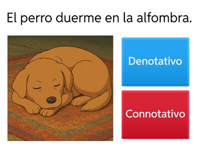 Denotativo o connotativo