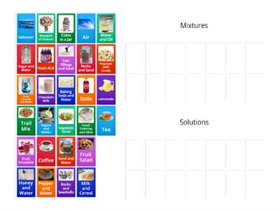Mixtures and Solutions