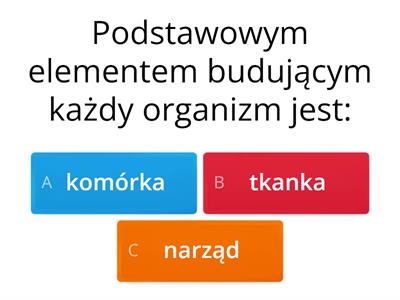 Poznajemy świat organizmów - przyroda kl.4