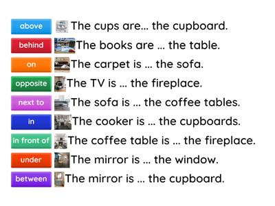 Prepositions of place