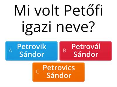 Petőfi élete