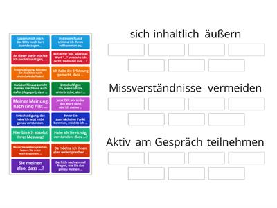 Redemittel 02: Strategien in der Diskussion