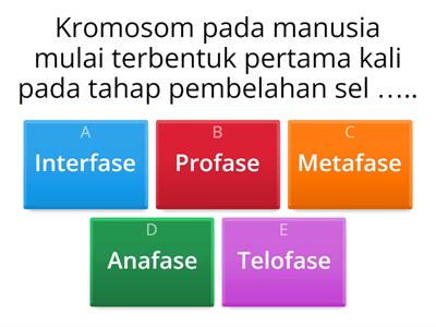 Materi Genetik dan Pembelahan Sel