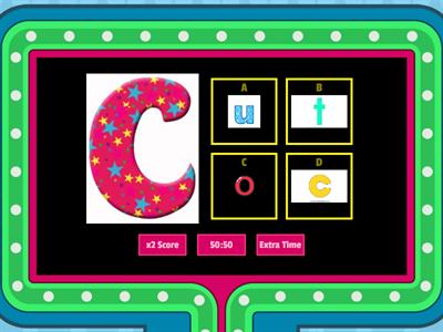 Match Uppercase & Lowercase Letters