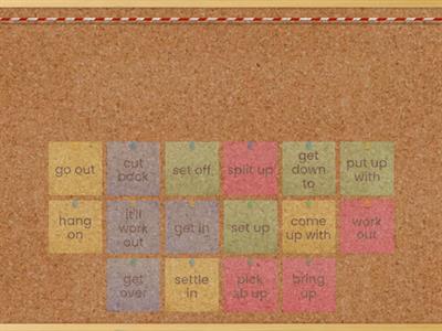 Headway 5E Int Unit 1 phrasal verbs