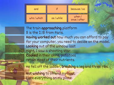 Participle clauses - Speak Out C1/C2