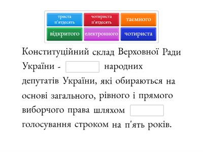 Утворіть правильні твердження щодо організації роботи ВРУ