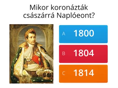 Ismétlés: Napóleon és az ipari forradalom, 6.a