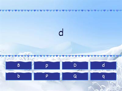 b,d,p,q reversals