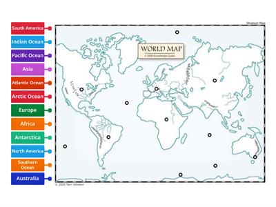 Continents and Oceans