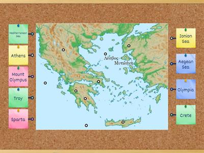 Ancient Greek Map