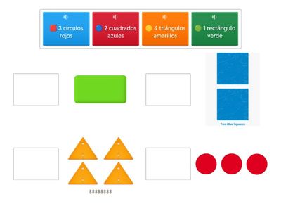 Figuras y colores: Encuentra la pareja