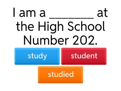 ENGLISH TEST 3ºI (FIRST EVALUATION)